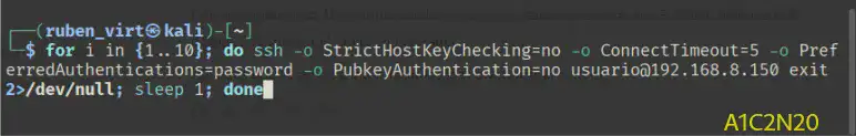 intento de acceso SSH